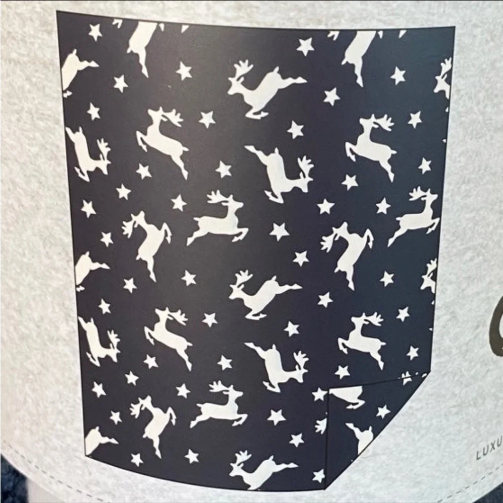Reindeer Christmas Fleece Throw